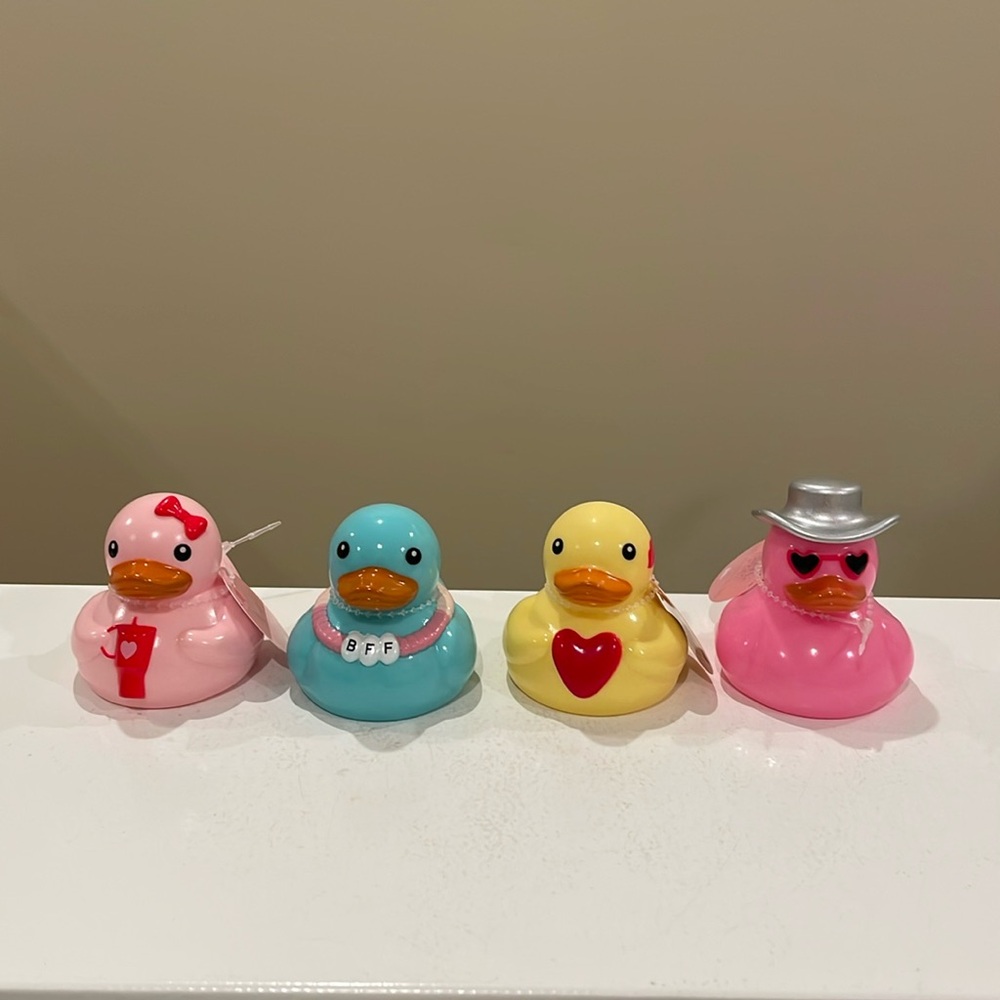 New Target Bullseye Playground Valentine’s Day 2025 Rubber Ducks - Set of 4